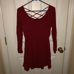Charlotte Russe red strappy dress